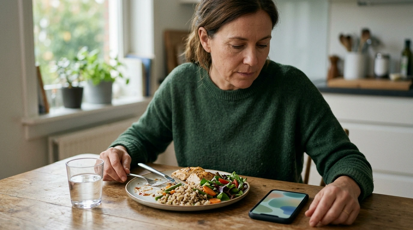 AI Mindful Eating Questions: Before, During & After Meals