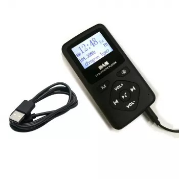 Pocket DAB/DAB+ & FM Radio with Bluetooth, MP3, LCD