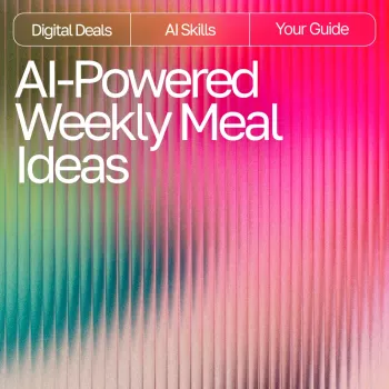 AI Weekly Meal Ideas: Smart, Healthy Plans Made Easy